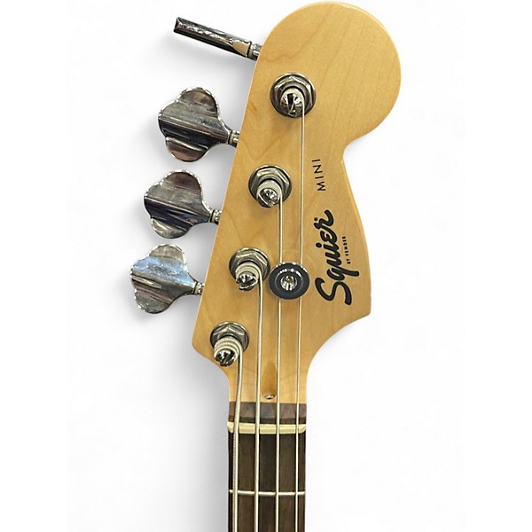 Used Squier mini bass red Electric Bass Guitar