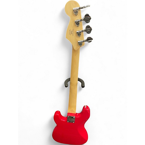 Used Squier mini bass red Electric Bass Guitar