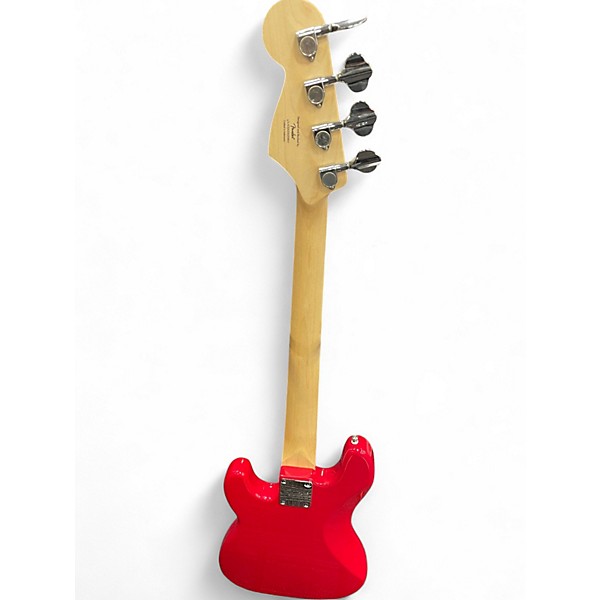 Used Squier mini bass red Electric Bass Guitar