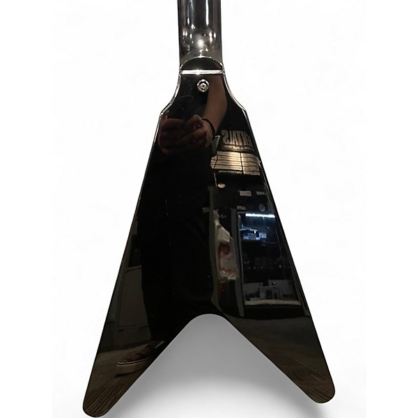 Used Epiphone FLYING V 1979 KIRK HAMMETT Black Solid Body Electric Guitar