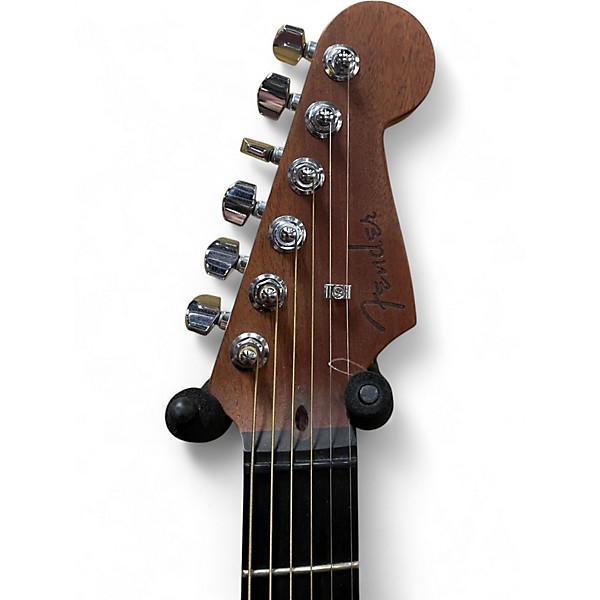 Used Fender American Acoustasonic Stratocaster 2 Tone Sunburst Acoustic Electric Guitar