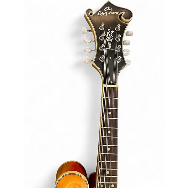 Used Epiphone MM50E F Style Natural Mandolin
