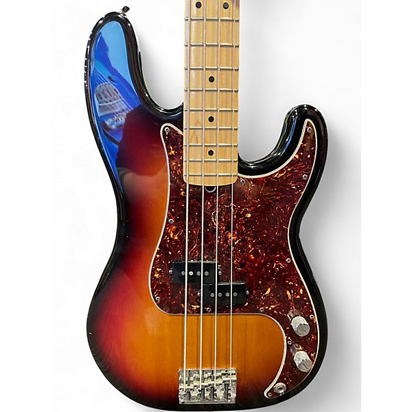 Used 2008 Fender American Standard Precision Bass 3 Color Sunburst Electric Bass Guitar