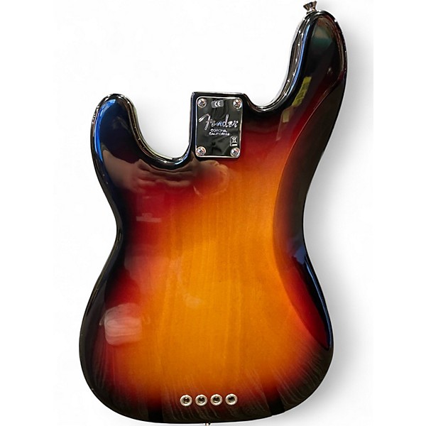 Used 2008 Fender American Standard Precision Bass 3 Color Sunburst Electric Bass Guitar