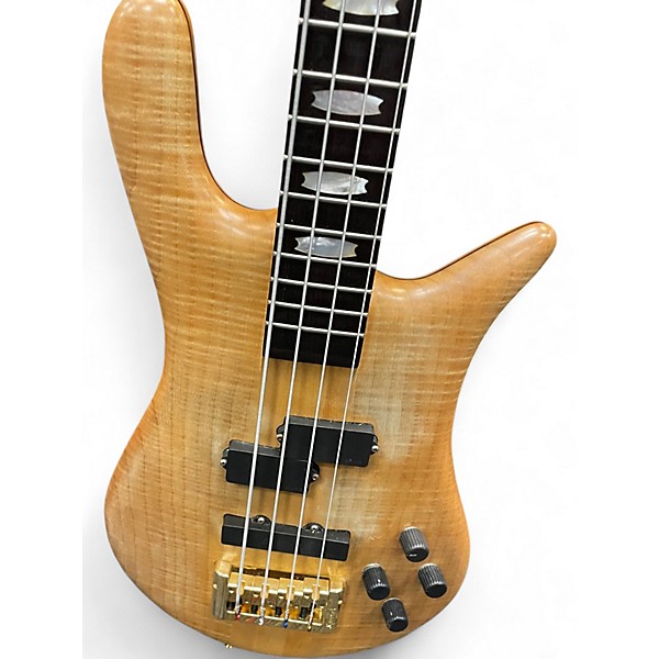 Used Spector Euro4 LX Natural Electric Bass Guitar