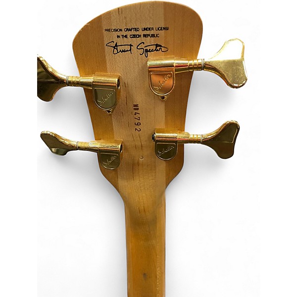 Used Spector Euro4 LX Natural Electric Bass Guitar