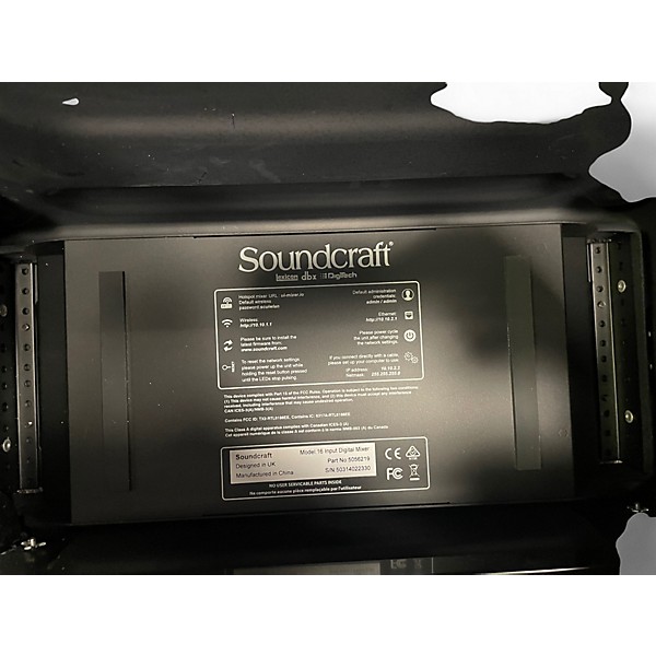 Used Soundcraft Ui-16 Digital Mixer