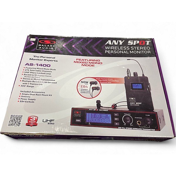 Used Galaxy Audio AS-1400 In Ear Wireless System