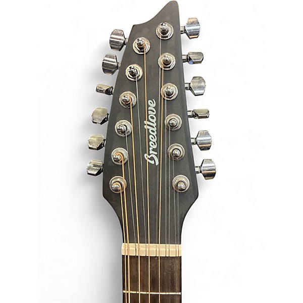 Used 2022 Breedlove Discovery S Concert ED-12 CE 2 Color Sunburst 12 String Acoustic Guitar