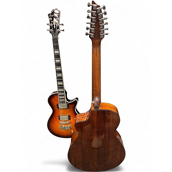 Used 2022 Breedlove Discovery S Concert ED-12 CE 2 Color Sunburst 12 String Acoustic Guitar