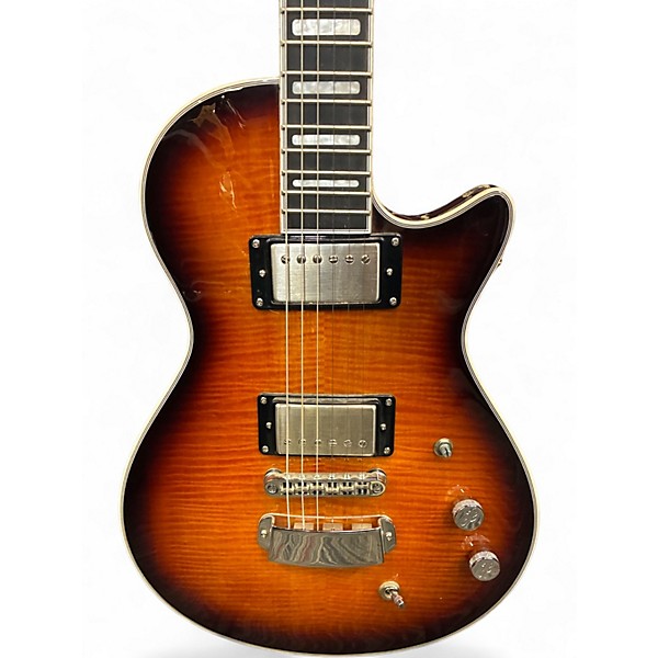 Used Hagstrom Ultra Max Golden Eagle Tobacco Burst Solid Body Electric Guitar