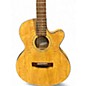 Used Mitchell MX430QAB Quilted Ash Burl Natural Acoustic Electric Guitar