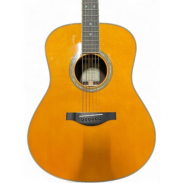 Used Yamaha LLTA Vintage Natural Acoustic Electric Guitar