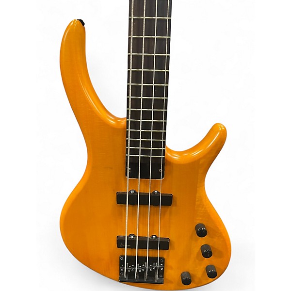 Used Tobias Toby Standard IV Natural Wood Electric Bass Guitar