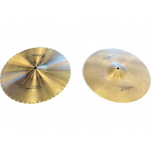 Used Zildjian 14in Mastersound Hi Hat Pair Cymbal