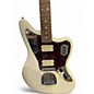 Used Fender jaguar Alpine White Solid Body Electric Guitar