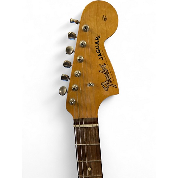 Used Fender jaguar Alpine White Solid Body Electric Guitar