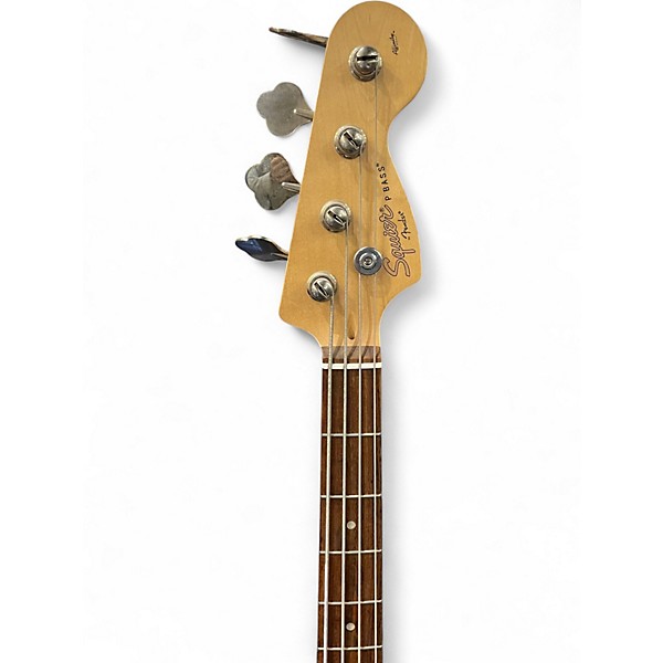 Used Squier Affinity Precision Bass Alpine White Electric Bass Guitar