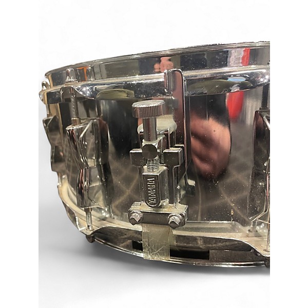 Used Yamaha 14in STEEL SNARE Chrome Drum