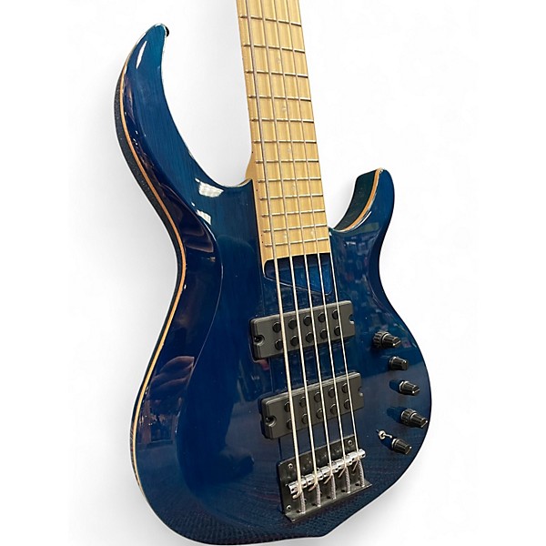 Used Sire Marcus Miller M2 5 String Transparent Blue Electric Bass Guitar