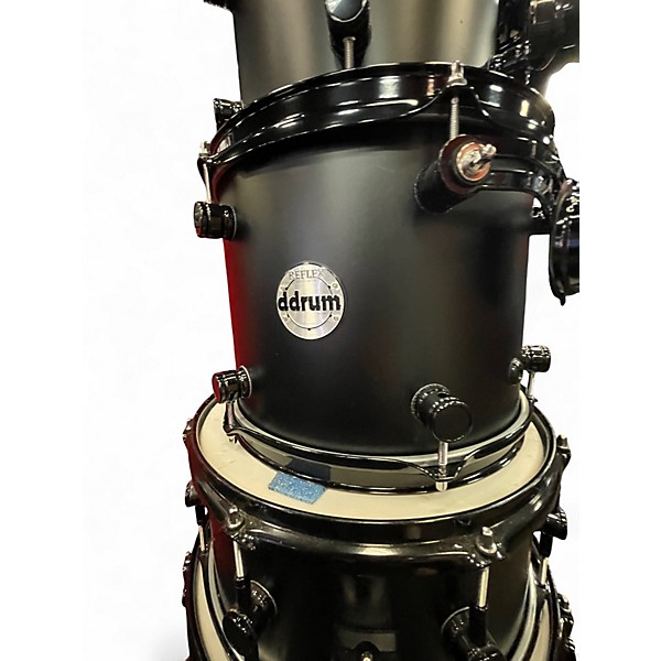 Used ddrum 5 Piece Reflex Satin Black Drum Kit