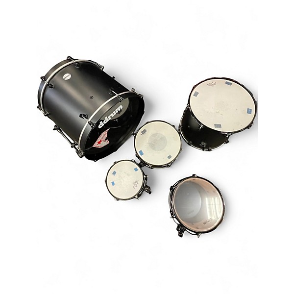 Used ddrum 5 Piece Reflex Satin Black Drum Kit