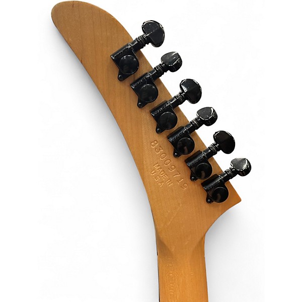 Vintage 1989 Epiphone USA Pro White Solid Body Electric Guitar