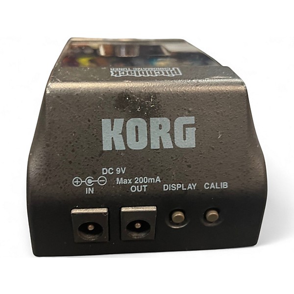 Used KORG PICKBLACK TUNER Tuner Pedal