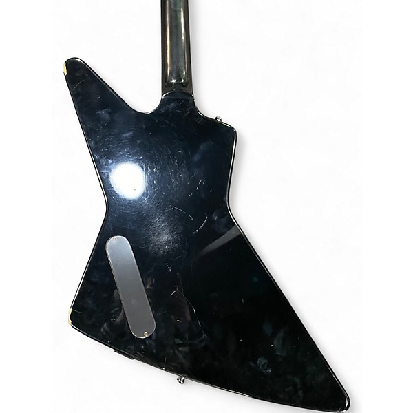 Used 2002 Epiphone Korina Explorer Ebony Electric Bass Guitar