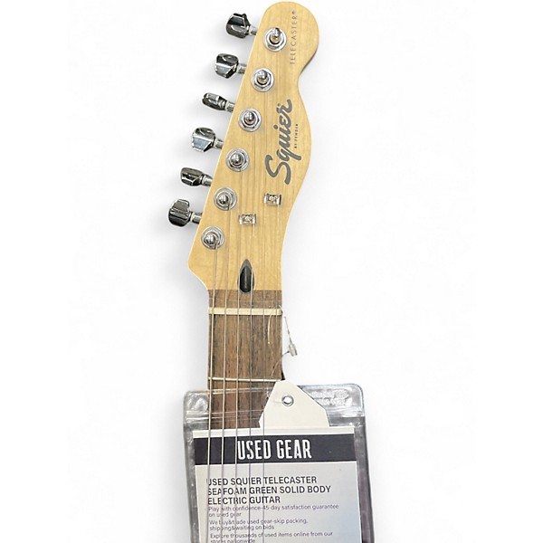 Used Squier Telecaster Seafoam Green Solid Body Electric Guitar