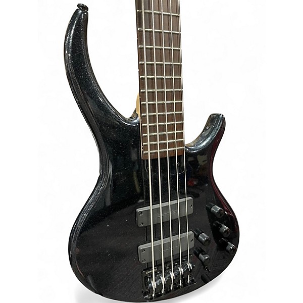 Used Tobias Killer B 5 String Black Sparkle Electric Bass Guitar