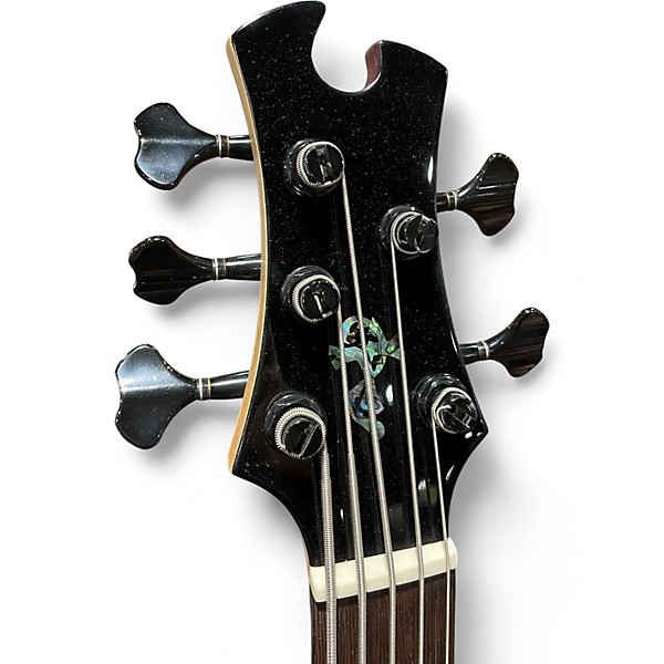 Used Tobias Killer B 5 String Black Sparkle Electric Bass Guitar