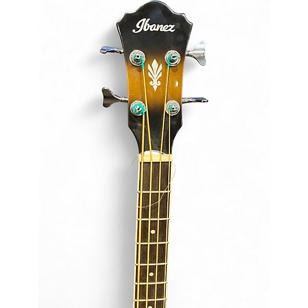 Used Ibanez AEB10E Dark Violin Burst Acoustic Bass Guitar