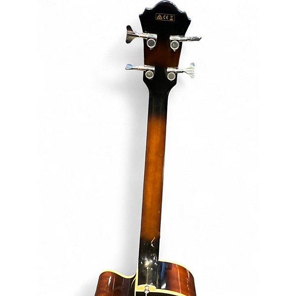 Used Ibanez AEB10E Dark Violin Burst Acoustic Bass Guitar