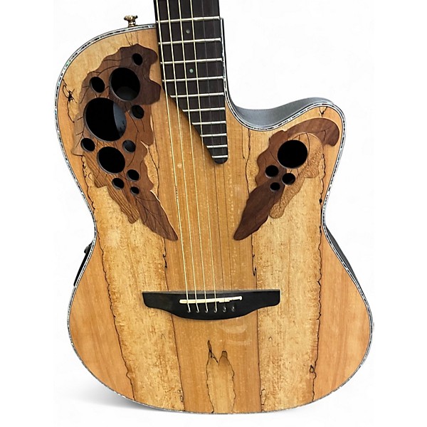 Used Ovation CE44P Celebrity Natural Acoustic Electric Guitar