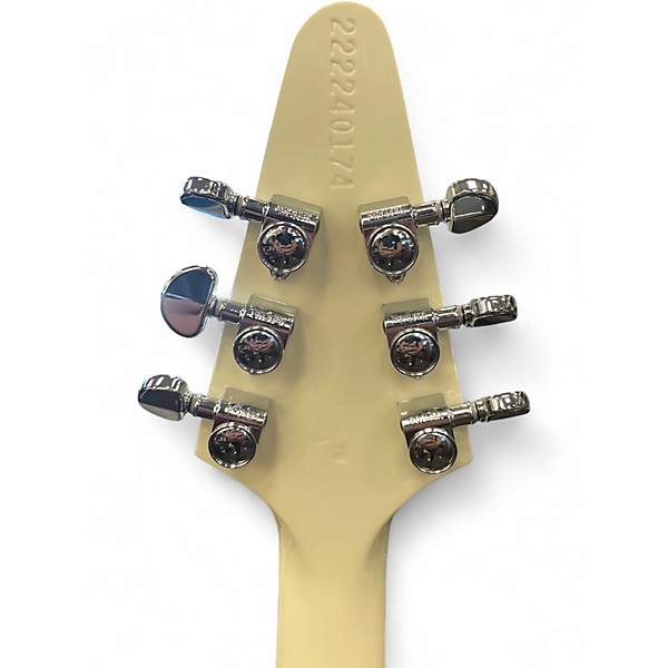 Used Gibson 70s Flying V Aged White Solid Body Electric Guitar