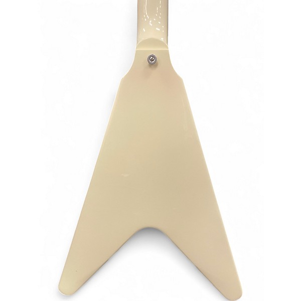 Used Gibson 70s Flying V Aged White Solid Body Electric Guitar