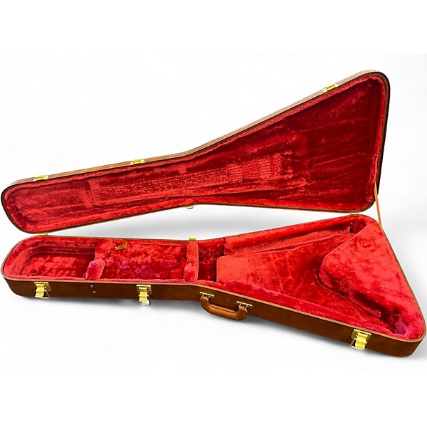 Used Gibson 70s Flying V Aged White Solid Body Electric Guitar