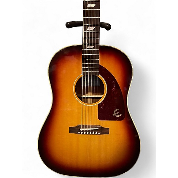 Used 2023 Epiphone FT79 TEXAN Sunburst Acoustic Electric Guitar