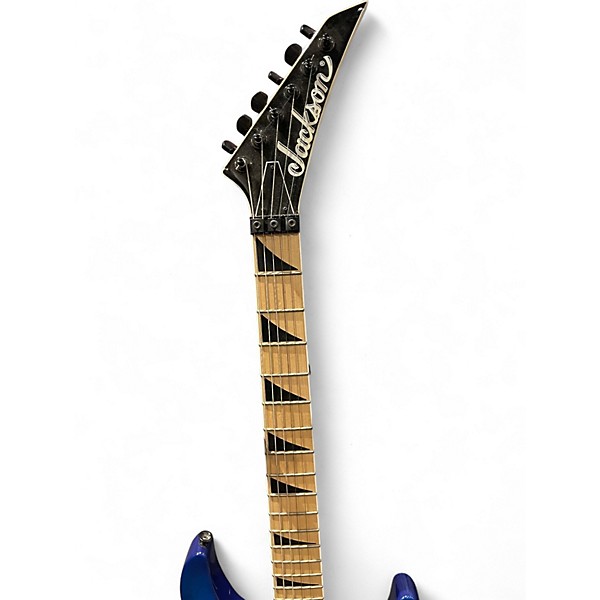 Used Jackson JS34Q Dinky Trans Indigo Solid Body Electric Guitar