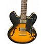 Used Epiphone Dot Deluxe Flametop 2 Color Sunburst Hollow Body Electric Guitar