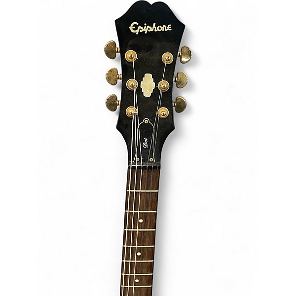 Used Epiphone Dot Deluxe Flametop 2 Color Sunburst Hollow Body Electric Guitar