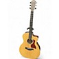Used Taylor 214CE Deluxe Natural Acoustic Electric Guitar thumbnail
