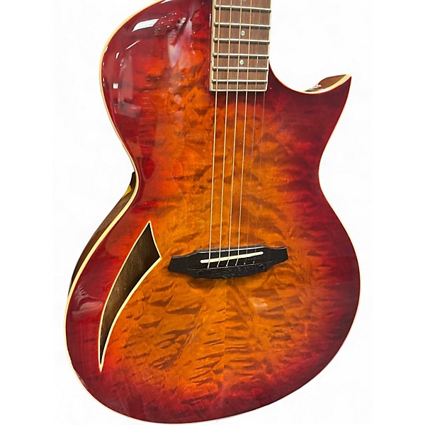 Used ESP LTD TL6 FIREFLY TIGER Acoustic Electric Guitar