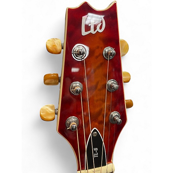 Used ESP LTD TL6 FIREFLY TIGER Acoustic Electric Guitar