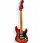 Used Fender American Ultra Luxe Stratocaster PLASMA RED BURST Solid Body Electric Guitar thumbnail