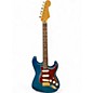 Used Fender Deluxe Player's Stratocaster Blue Sapphire Solid Body Electric Guitar thumbnail