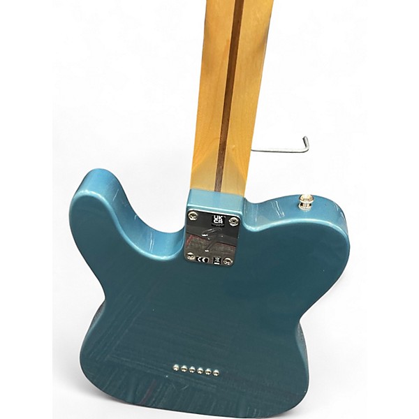 Used Fender Standard Telecaster Chrome Blue Solid Body Electric Guitar