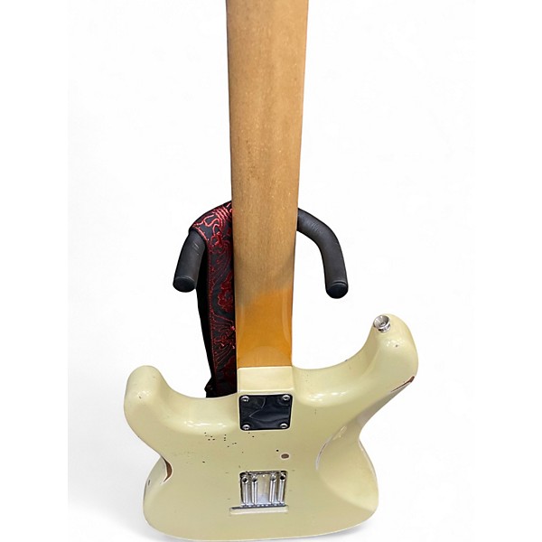 Used Fender Vintera 60s Stratocaster Road Worn Pearl White Solid Body Electric Guitar