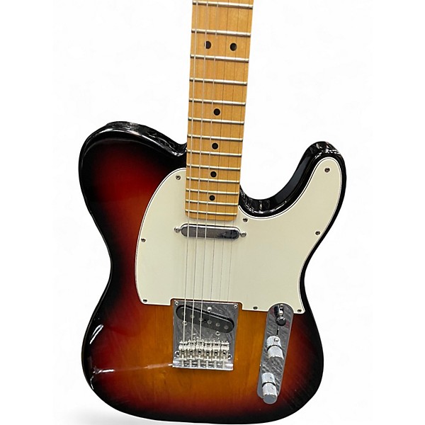 Used Fender American Standard Telecaster 3 Color Sunburst Solid Body Electric Guitar